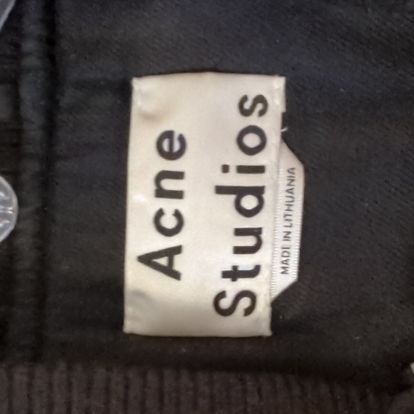 Acne Studios Black Bomber Jacket 32 - Picture 2 of 6